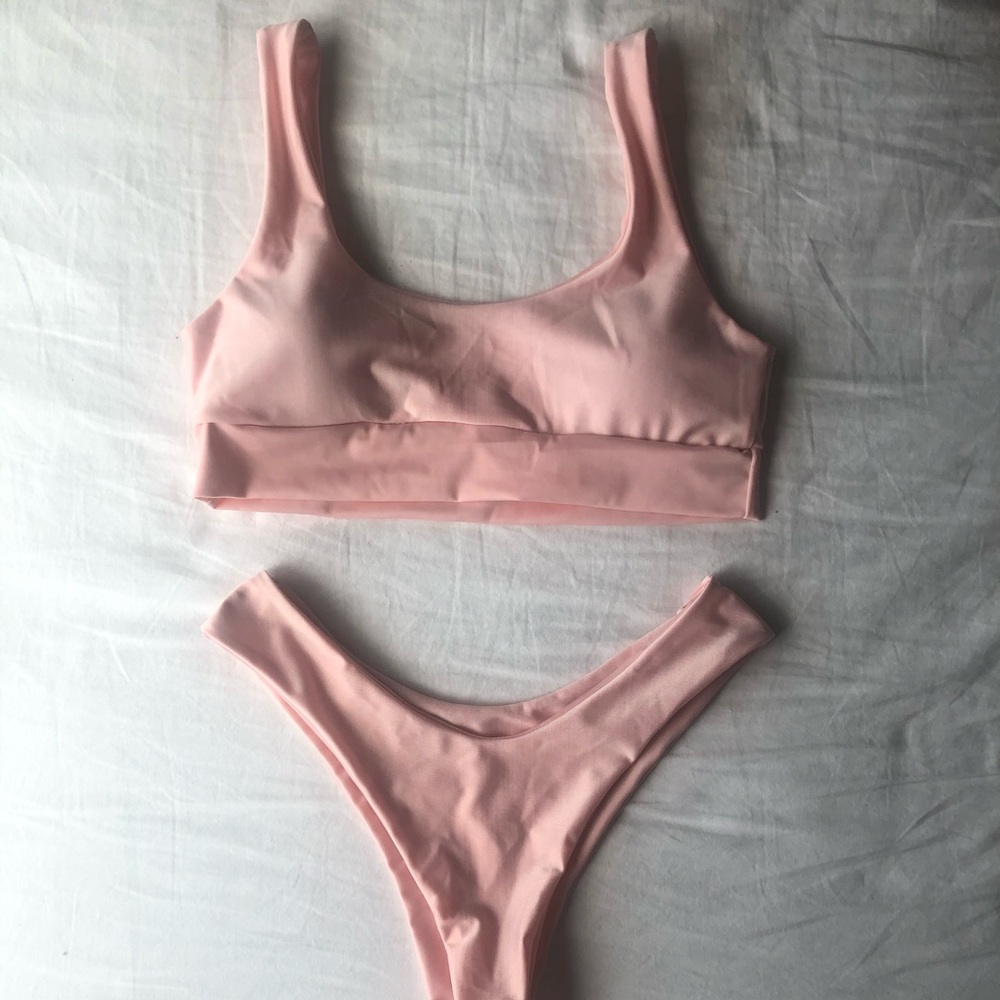 Pink bikini